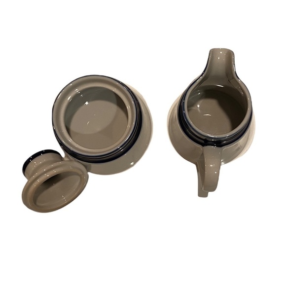 💙Vintage Noritake Primastone Genuine Stoneware Cream and Sugar Set - Picture 7 of 8